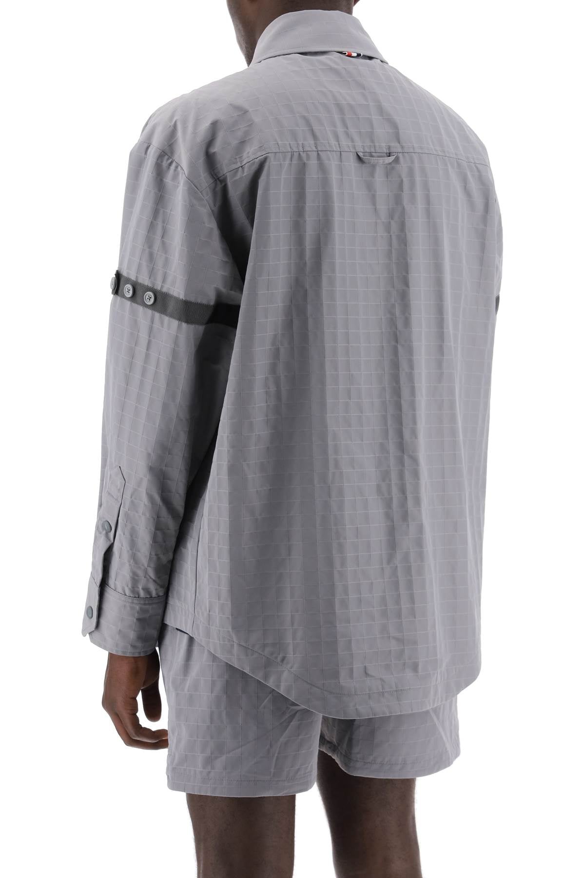 Thom Browne Thom Browne nylon ripstop overshirt in