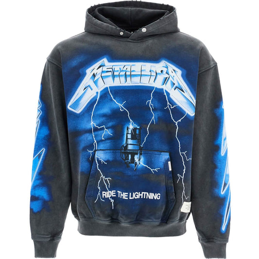 REPRESENT vintage gray cotton hoodie metallica ride the lightning Topwear REPRESENT