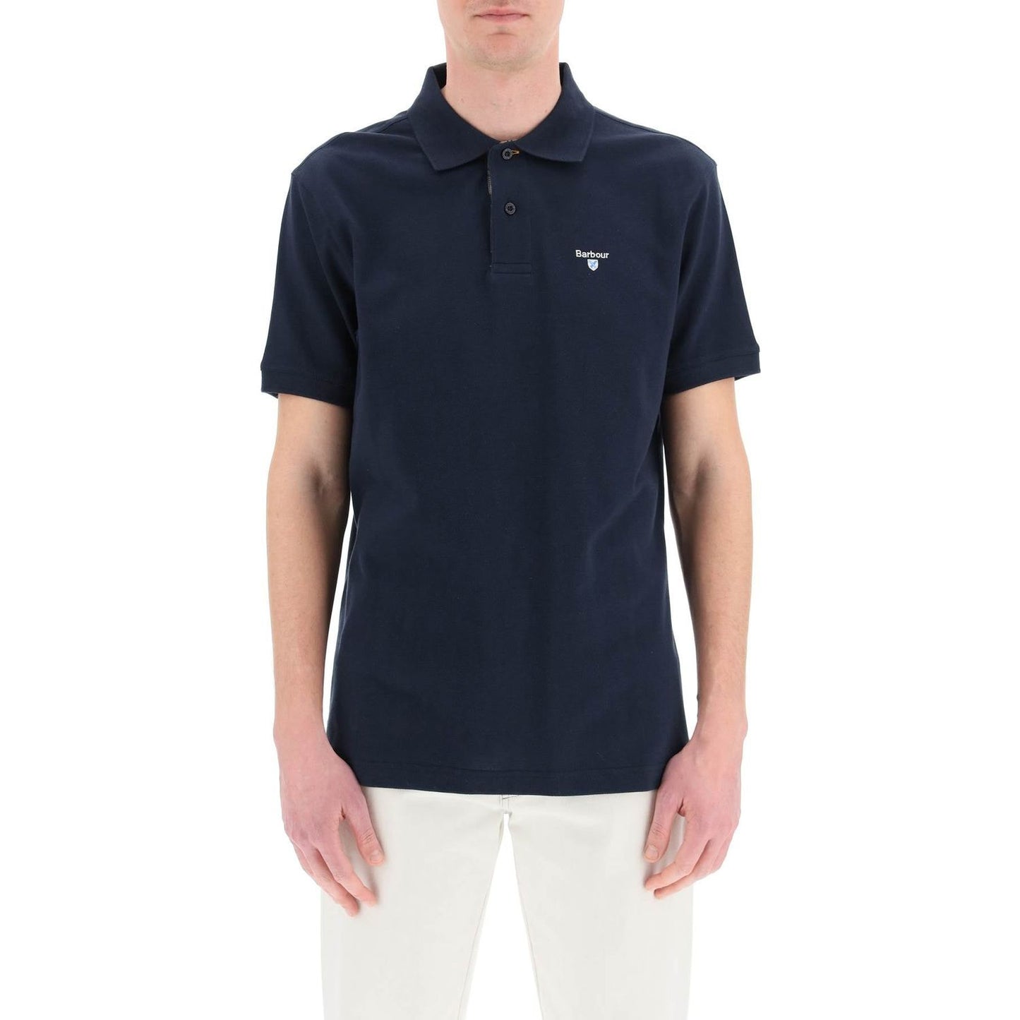 Barbour tartan-trim polo shirt Topwear Barbour