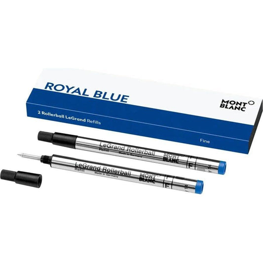 MONTBLANC Mod. ROYAL BLUE - REFILLS ROLLER BALL PEN - FINE - 2 PCS Accessories - Men,Accessories - Men - New Arrivals,Category-Accessories,Gender-Men,Men - Accessories,Men > Accessories > Other,PENS,Refill