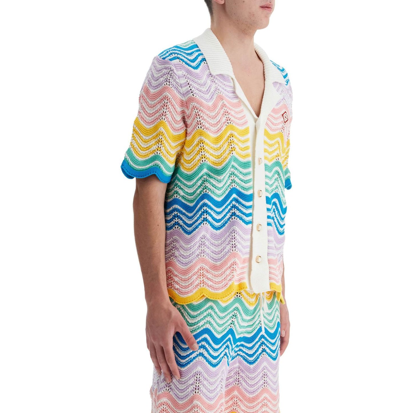 Casablanca gradient wave knit shirt Shirts Casablanca