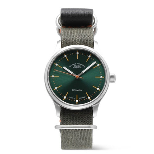 MUHLE GLASHUTTE MOD. PANOVA GREEN WATCHES