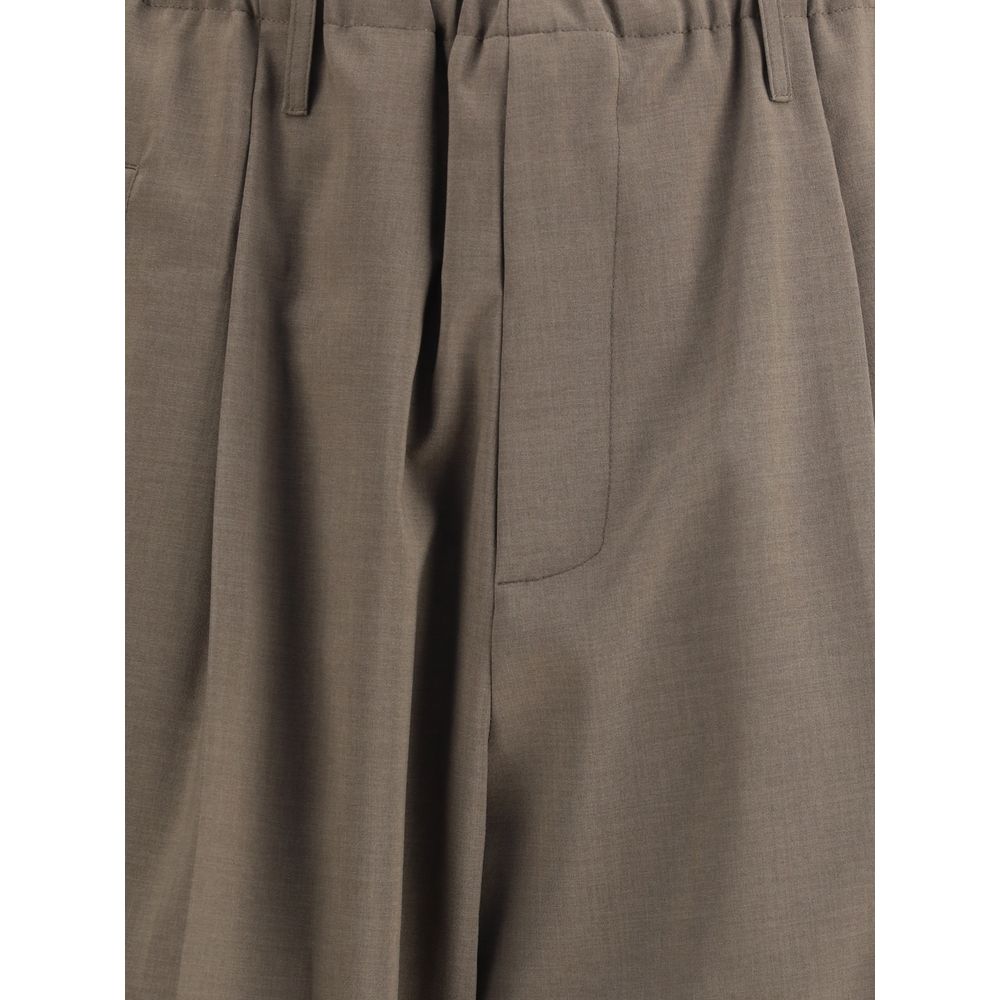 Magliano Brown Polyester Casual Pants Magliano