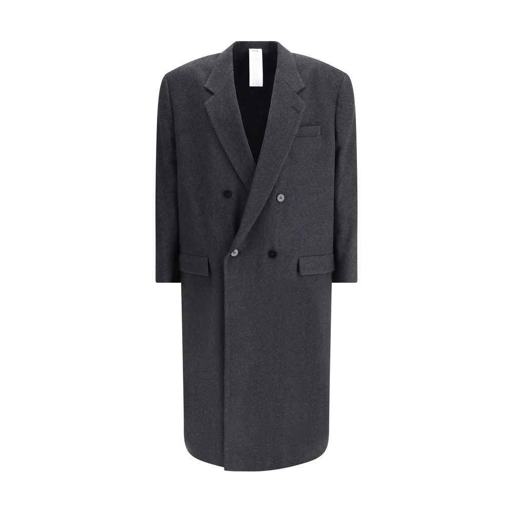 Magliano Gray Wool Coat Magliano