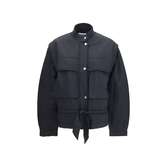 Marant Etoile Black Modal Full-Length Jacket