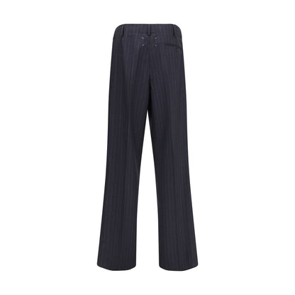 Margiela Gray Wool Casual Pants