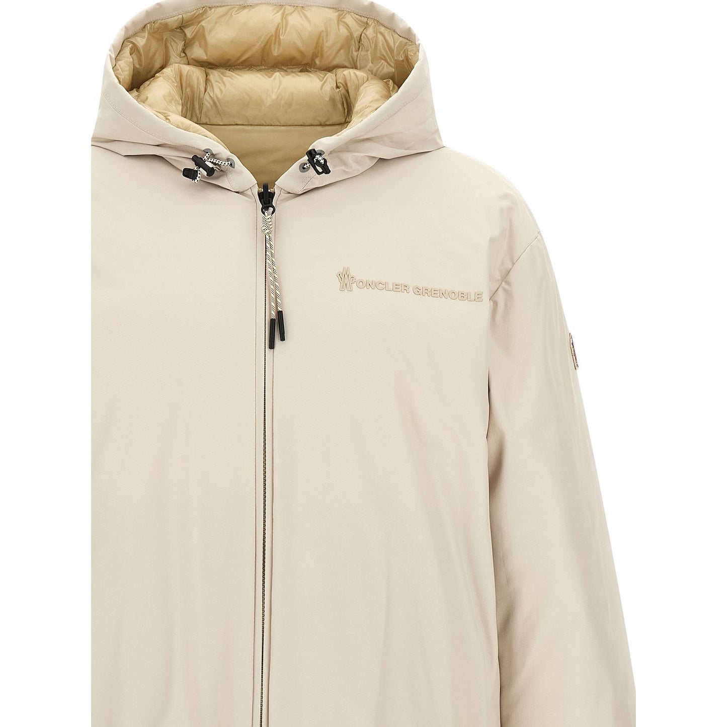 Moncler Grenoble Beige Polyamide Shell Jacket