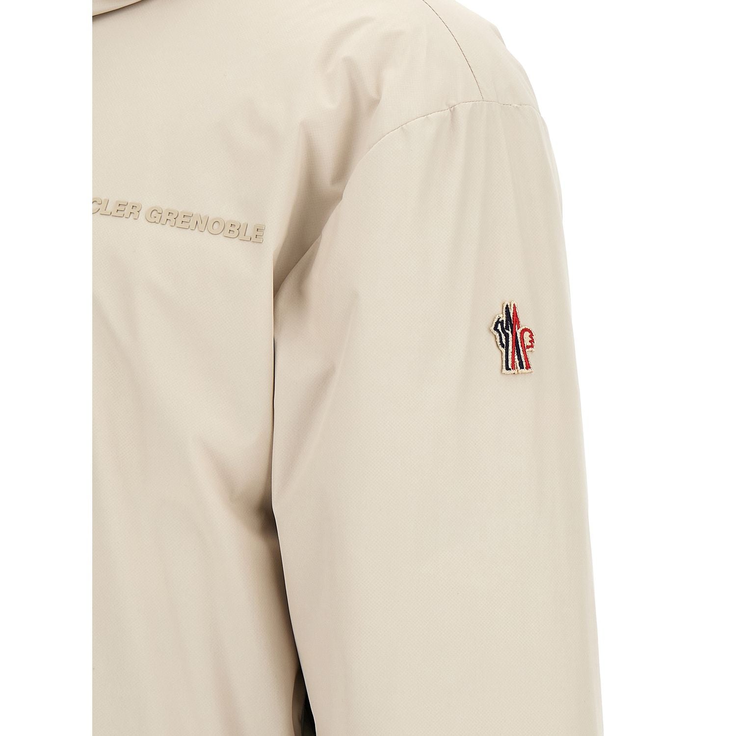 Moncler Grenoble Beige Polyamide Shell Jacket