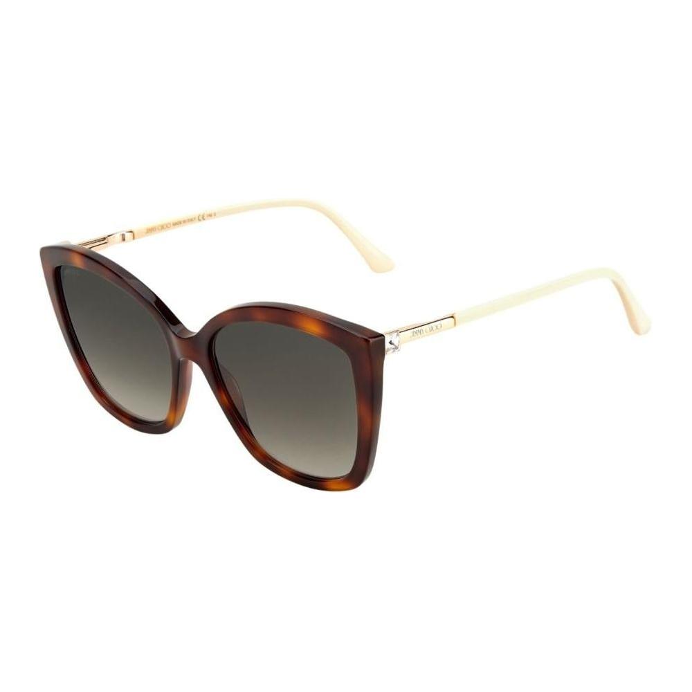 JIMMY CHOO MOD. NAT_S SUNGLASSES & EYEWEAR JIMMY CHOO Dark Olive Green