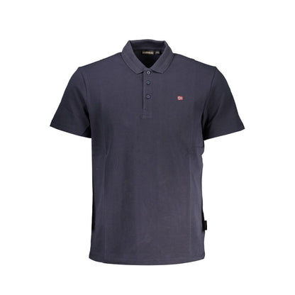 Napapijri Blue Cotton Polo Shirt