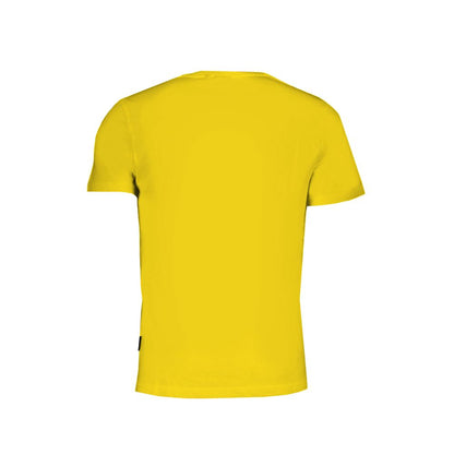 Napapijri Giallo Organic Cotton Men T-Shirt
