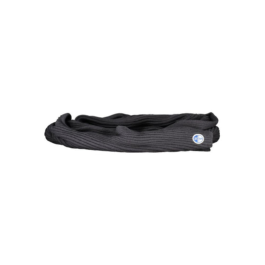 North Sails Nero Cotton Mens Scarf