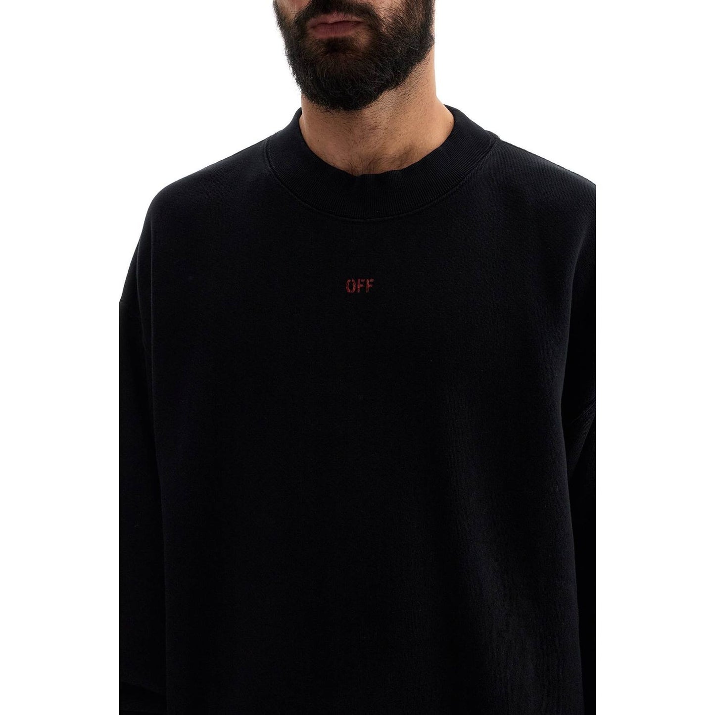 Off White Off-White oversized crewneck Topwear Off White