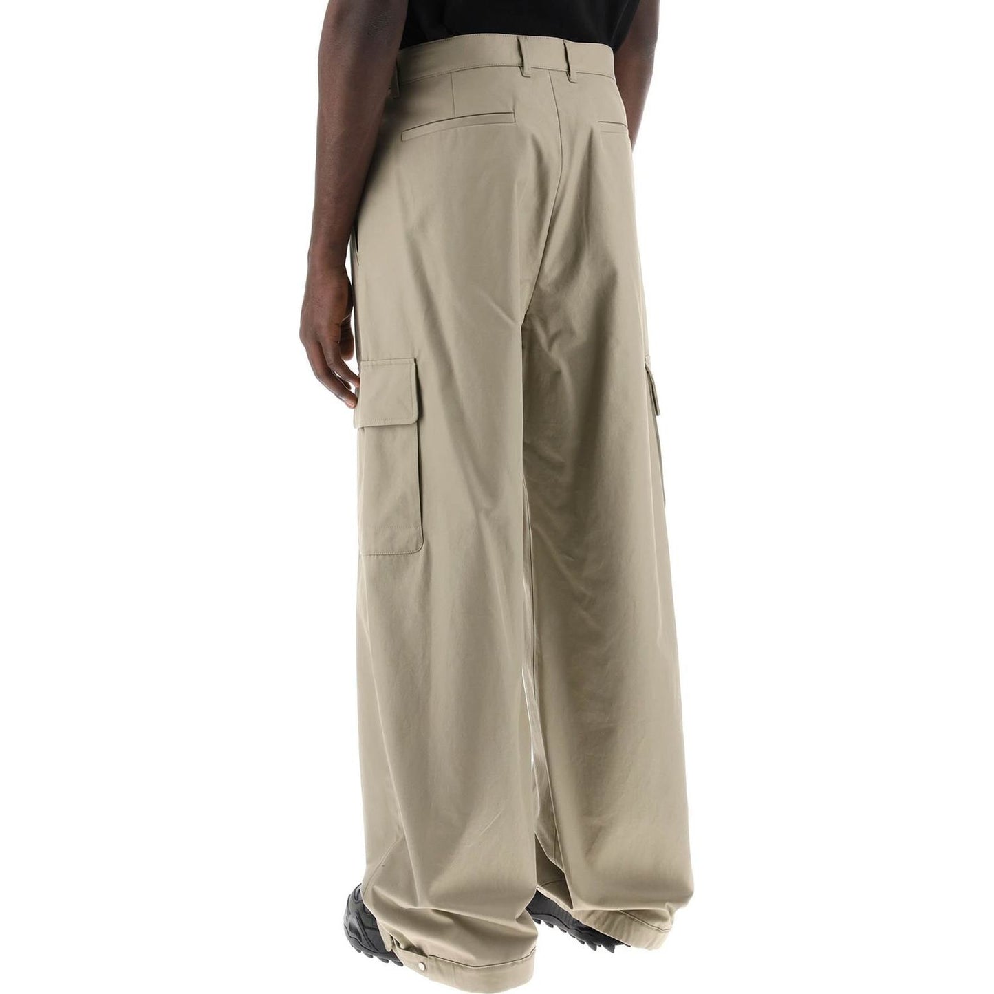 Off White Off-White wide-legged cargo pants with ample leg Trousers Off White