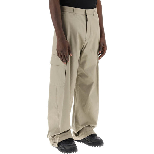 Off White Off-White wide-legged cargo pants with ample leg Trousers Off White