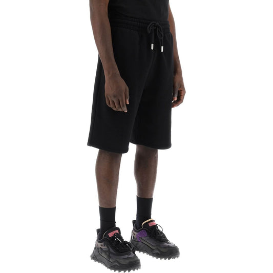 Off White Off-White "sporty bermuda shorts with embroidered arrow Short trousers Off White