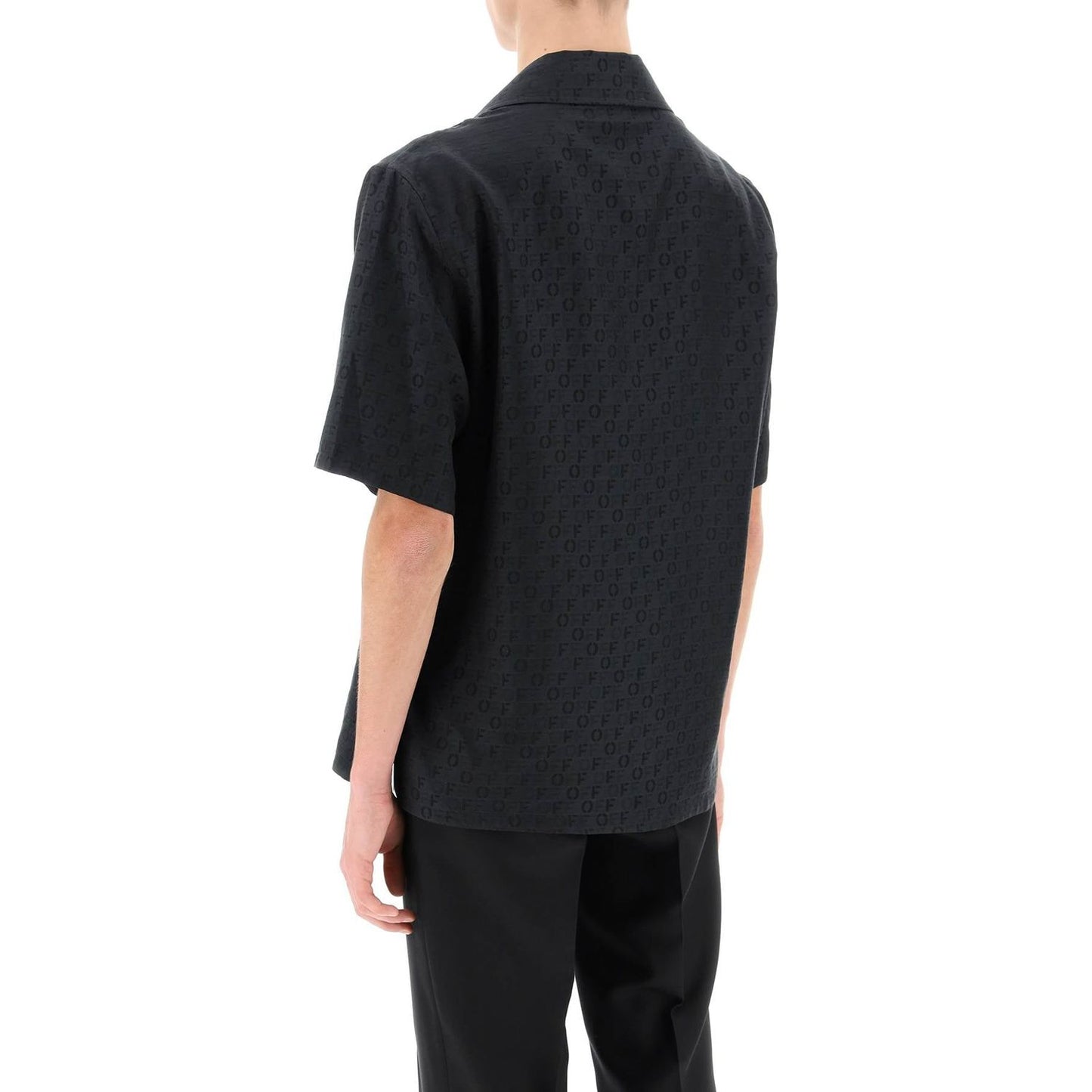 Off-White holiday bowling shirt with off pattern Shirts Off-White