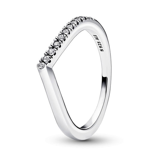 PANDORA JEWELS Mod. TIMELESS WISH HALF SPARKLING RING