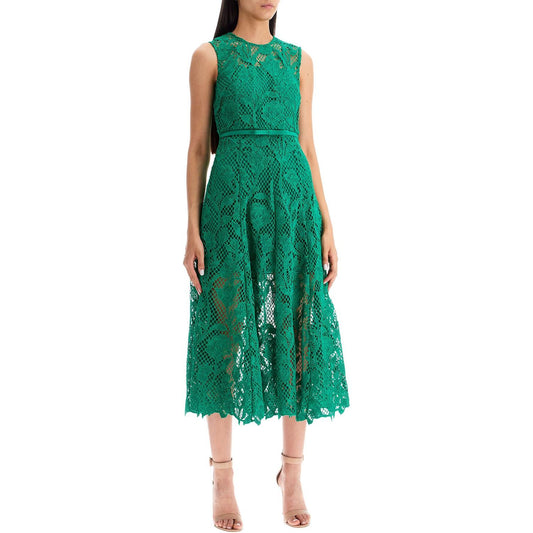 Self-Portrait Self Portrait sleeveless midi lace dress Dresses Self-Portrait