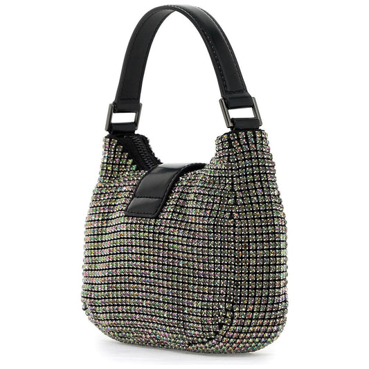 Self Portrait mini crescent bow bag with crystals Shopper Self Portrait