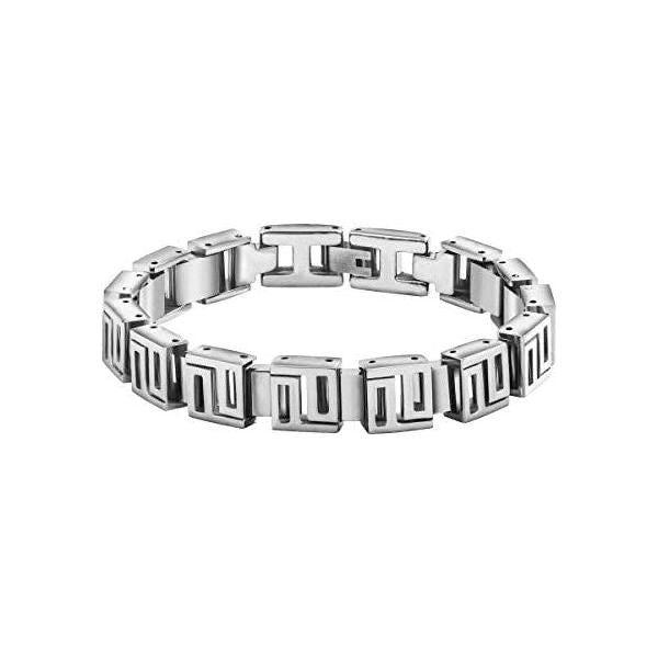 POLICE JEWELS JEWELRY Mod. PJ26563BSS01 Bracelet POLICE JEWELS Light Gray