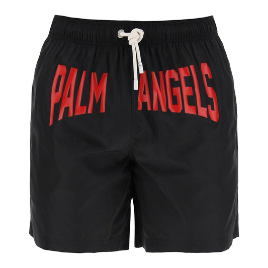 Palm Angels "sea bermuda shorts with logo print Beachwear & underwear Palm Angels