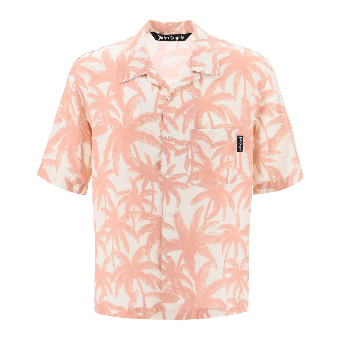 Palm Angels bowling shirt with palms motif Shirts Palm Angels