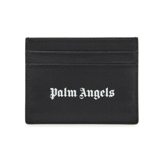 Palm Angels logo card holder Small Leather Goods Palm Angels