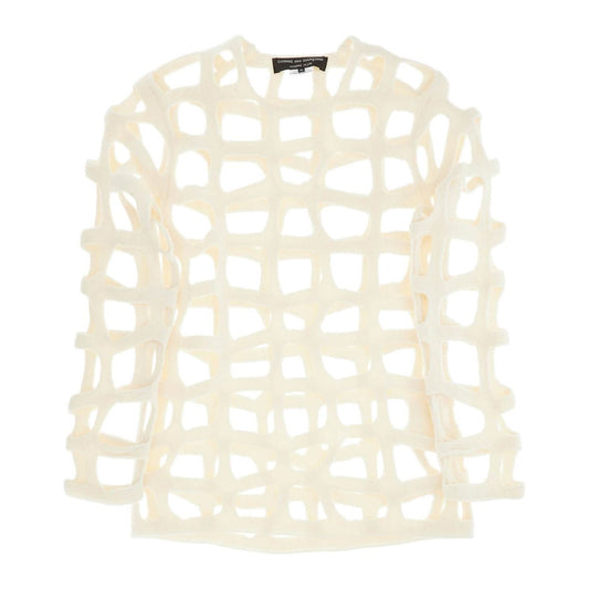 Comme Des Garcons Homme Plus wool cut out top with italian