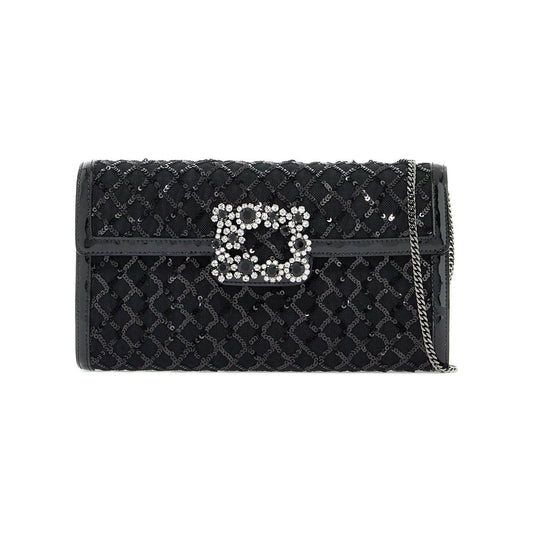 Roger Vivier "flower buckle envelope