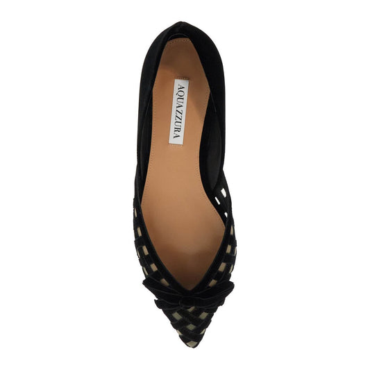 Aquazzura romantic ballet flats made of