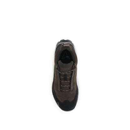 ROA Brown Calf Leather Bos Taurus Athletic Sneakers ROA