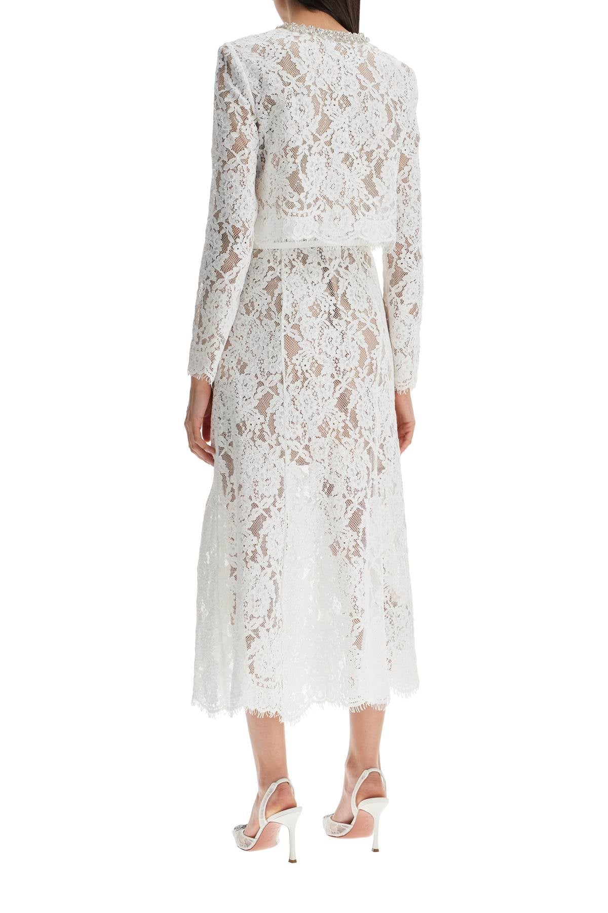 Self-Portrait Self Portrait midi lace dress in seven Dresses Self-Portrait