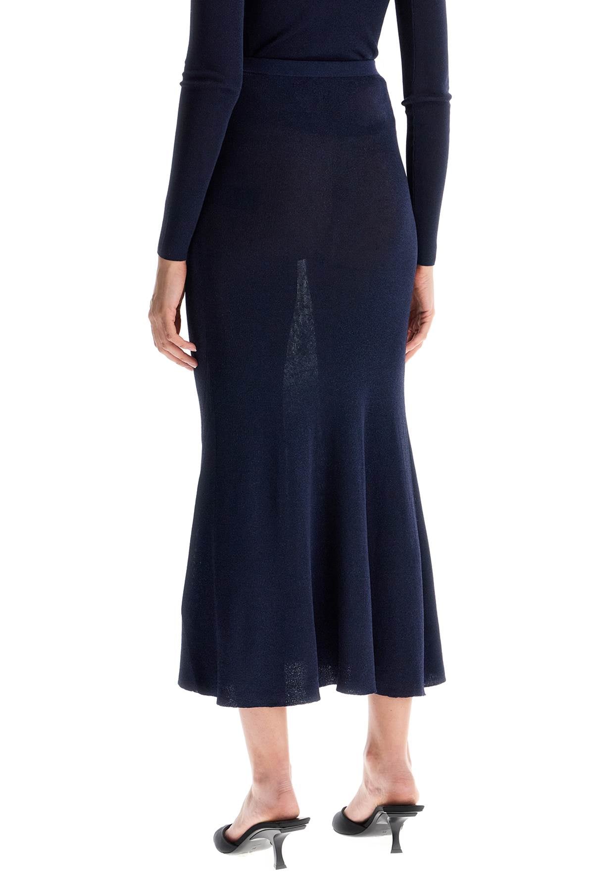 Self-Portrait Self Portrait long lurex knit skirt Skirts Self-Portrait