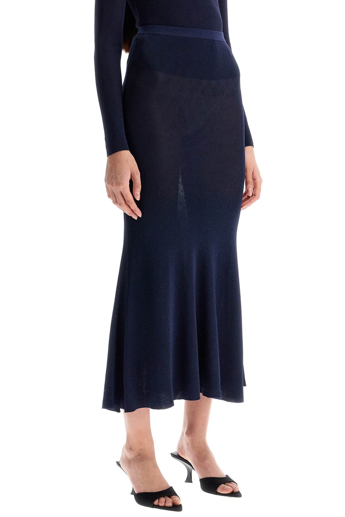 Self-Portrait Self Portrait long lurex knit skirt Skirts Self-Portrait