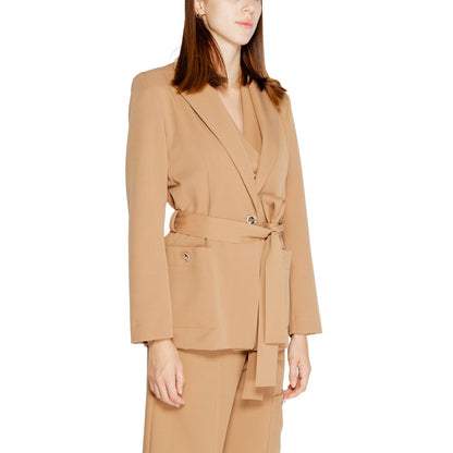 Rinascimento Beige Polyester Blazer