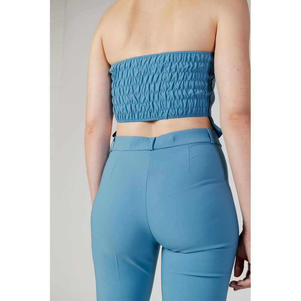 Rinascimento Turquoise Polyester Top