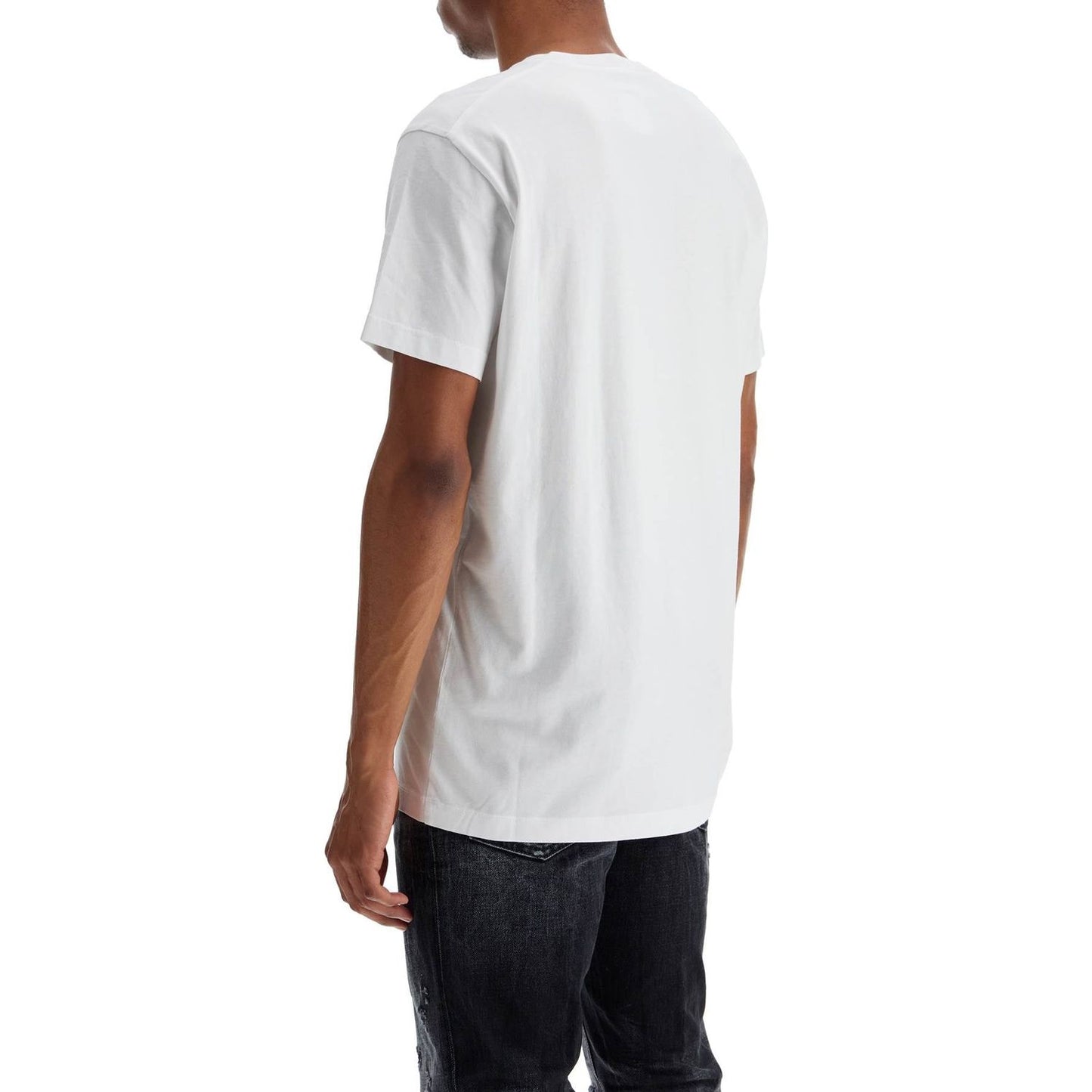 Dsquared2 white cotton t-shirt with phys ed. '64 logo Topwear Dsquared2