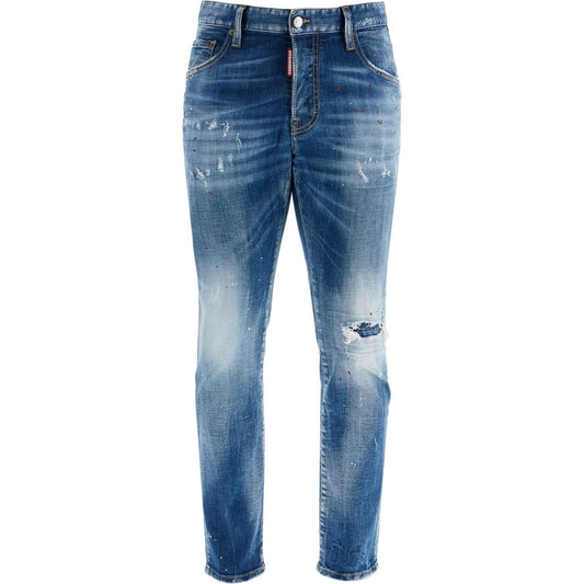 Dsquared2 slim fit navy blue used effect jeans Jeans Dsquared2