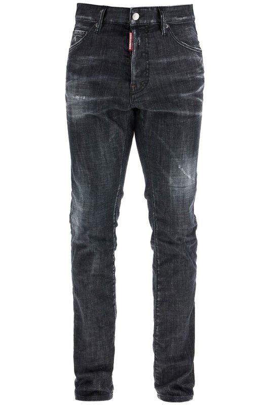 Dsquared2 cool guy black cotton jeans with faded effect Jeans Dsquared2