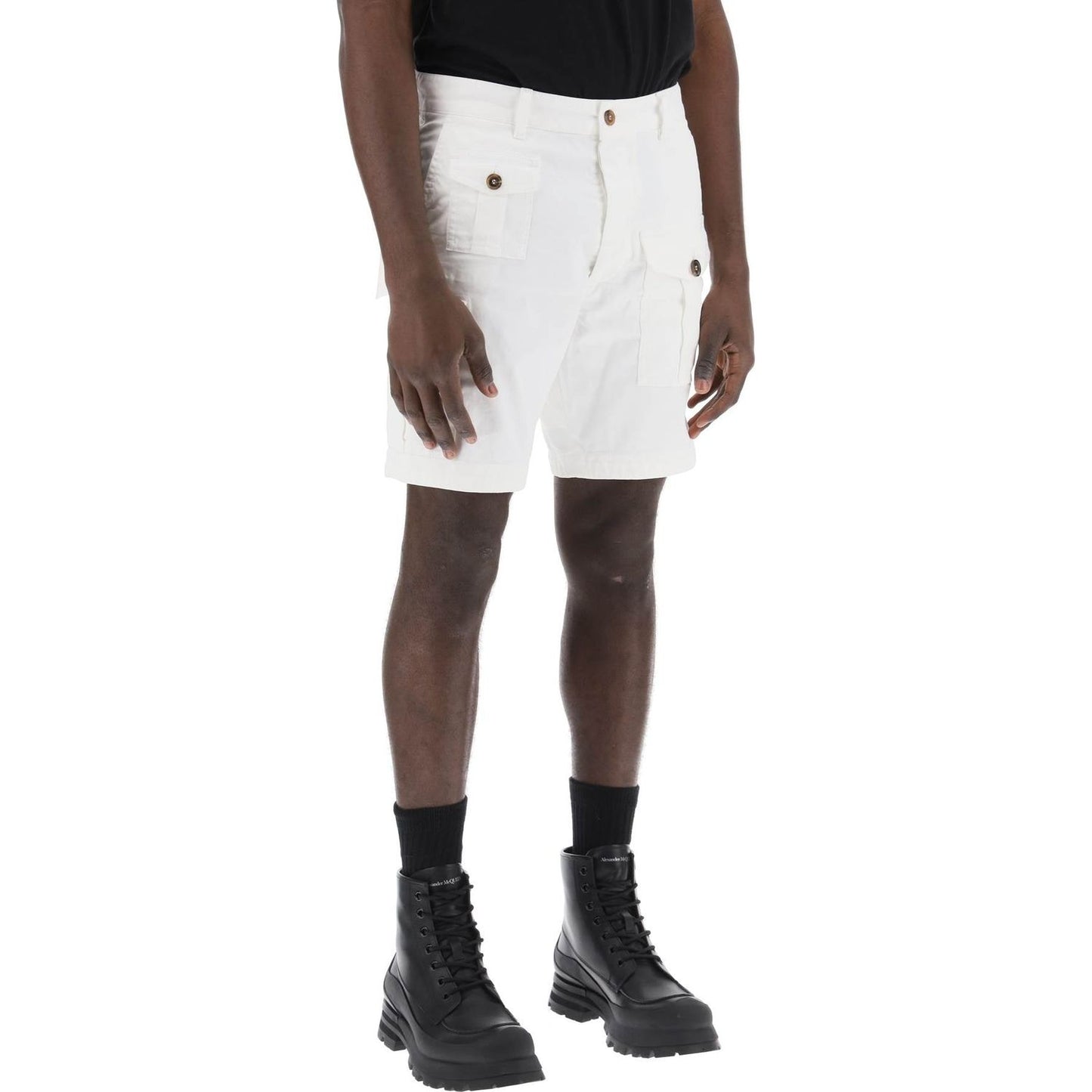 Dsquared2 sexy cargo bermuda shorts for Short trousers Dsquared2