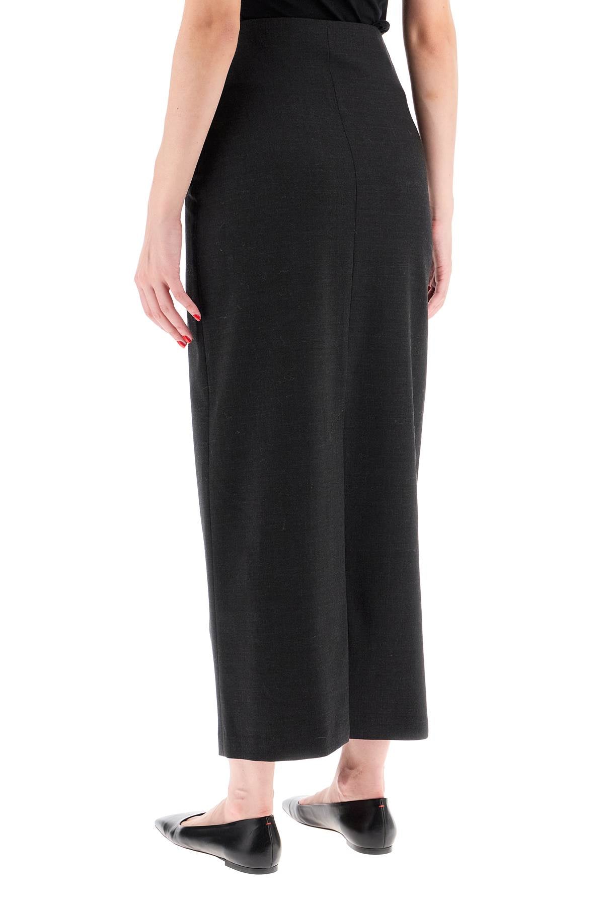 Loulou Studio stretch wool skirt in samos style Skirts Loulou Studio