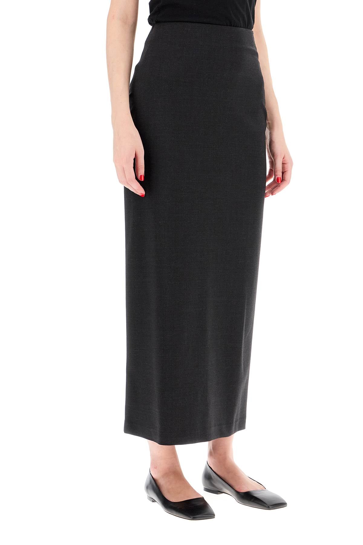 Loulou Studio stretch wool skirt in samos style Skirts Loulou Studio