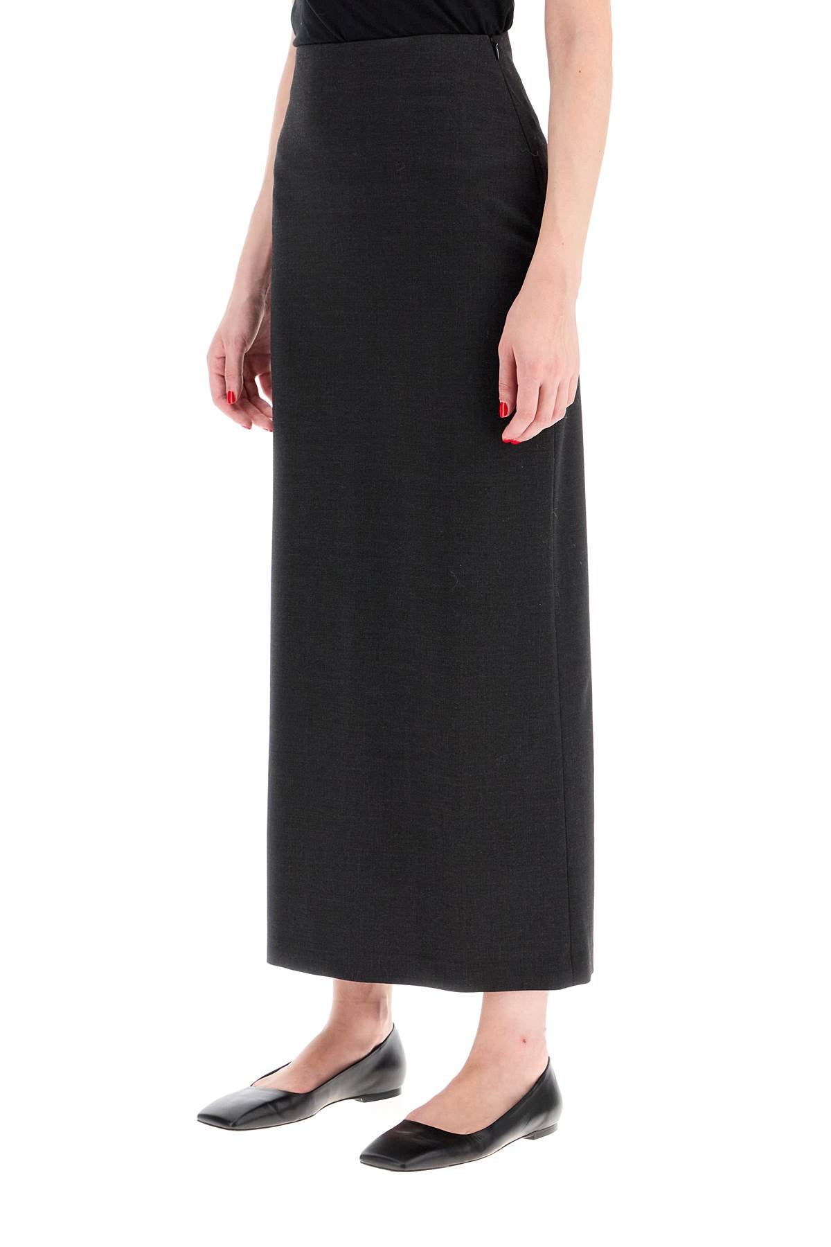 Loulou Studio stretch wool skirt in samos style Skirts Loulou Studio