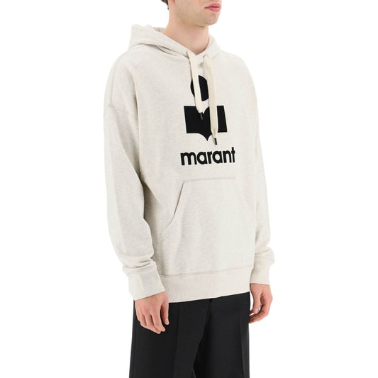 Marant 'miley' hoodie with flocked logo Topwear Marant