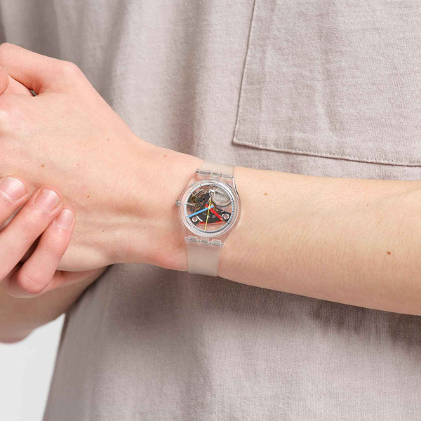 SWATCH Mod. CLEARLY GENT READY STOCKED WATCHES,Wristwatch