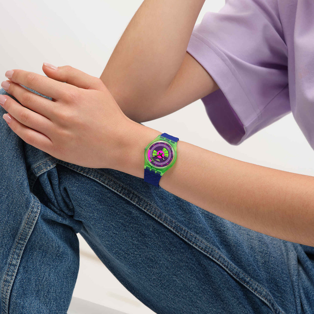 SWATCH Mod. NEON SKYCHART READY STOCKED WATCHES,Wristwatch