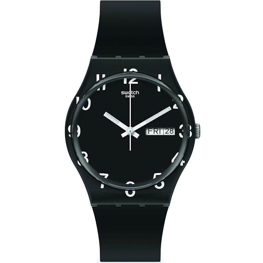 SWATCH Mod. OVER BLACK READY STOCKED WATCHES,Unisex,Wristwatch