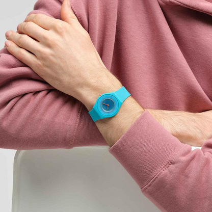 SWATCH Mod. RADIANTLY TEAL READY STOCKED WATCHES,Wristwatch