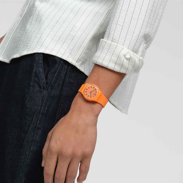 SWATCH Mod. TRENDY LINES IN SIENNA READY STOCKED WATCHES,Wristwatch